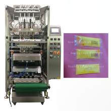 High speed multi-lanes hot sealing liquid honey stick sachet packing machine